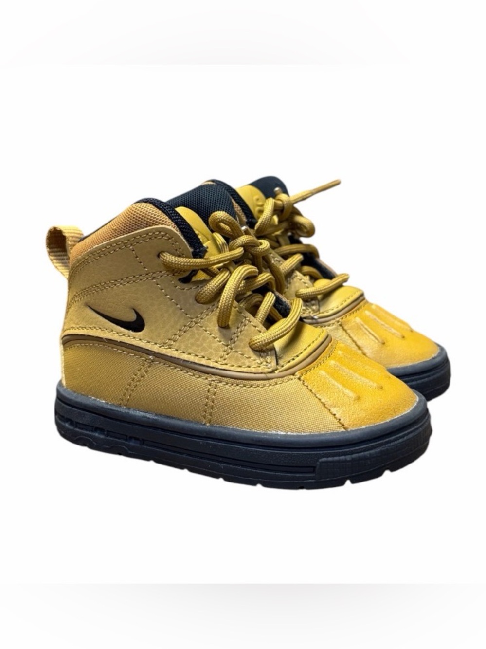 Toddler's Nike Woodside 2 High Winter Boot Wheat/Black 524874 703 US Size 5c